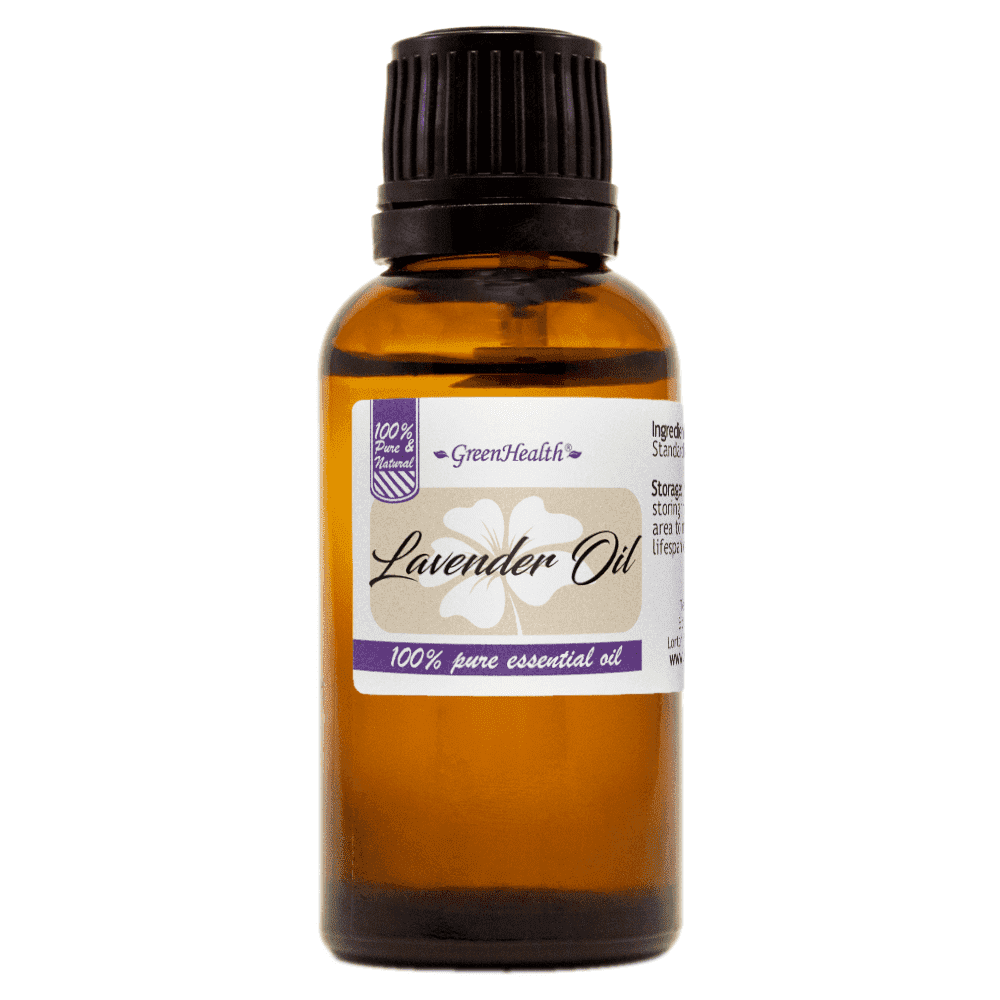 Lavender Essential Oil - 1 fl oz (30 ml) - Amber Glass Bottle w/ Euro Dropper - Therapeutic Grade - GreenHealth