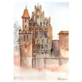 thumbnail image 2 of Shefranov, Olga 14x18 Black Ornate Wood Framed with Double Matting Museum Art Print Titled - Castle, 2 of 4