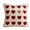 B, variant on Decorr Valentines Throw Pillow Covers with Hearts Decorative Accent Throw Pillow Covers for Couch Sofa Living Room Decor Couple Present Valentine Gift, 18 x 18 Inches