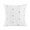 White, variant on Violet Linen Florance Daisy Floral Pattern Decorative Accent Throw Pillow Cover