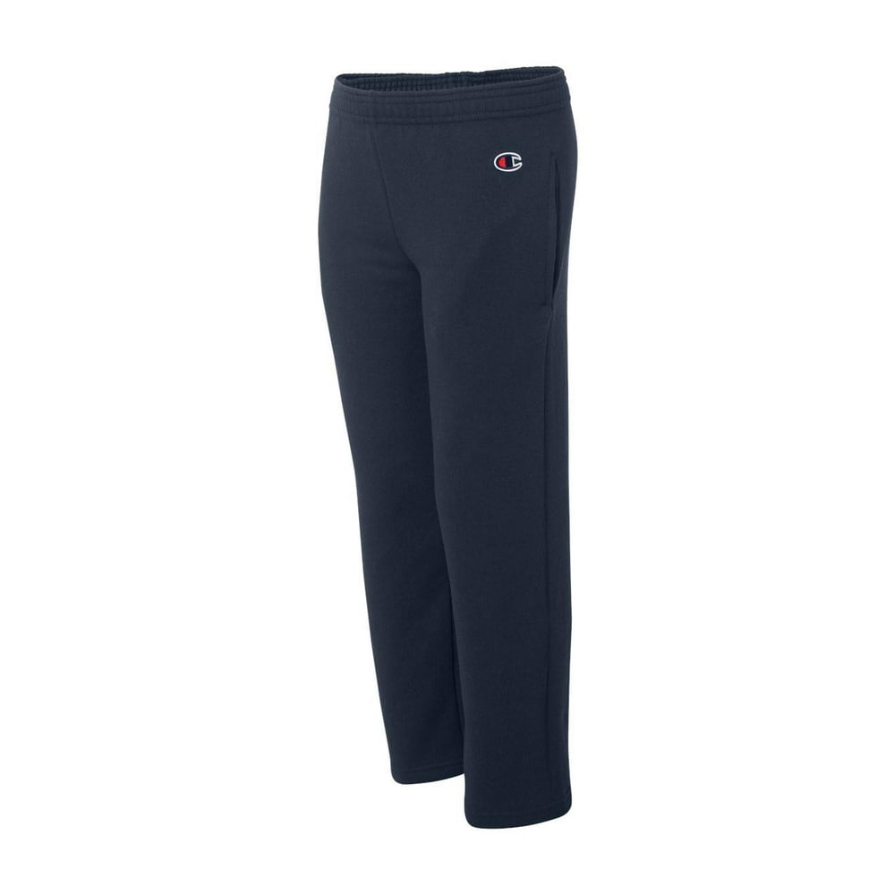 Champion Champion Big Boys Open Bottom Pant M Navy