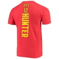 thumbnail image 3 of Men's Fanatics De'Andre Hunter Red Atlanta Hawks Playmaker Name & Number Logo T-Shirt, 3 of 3