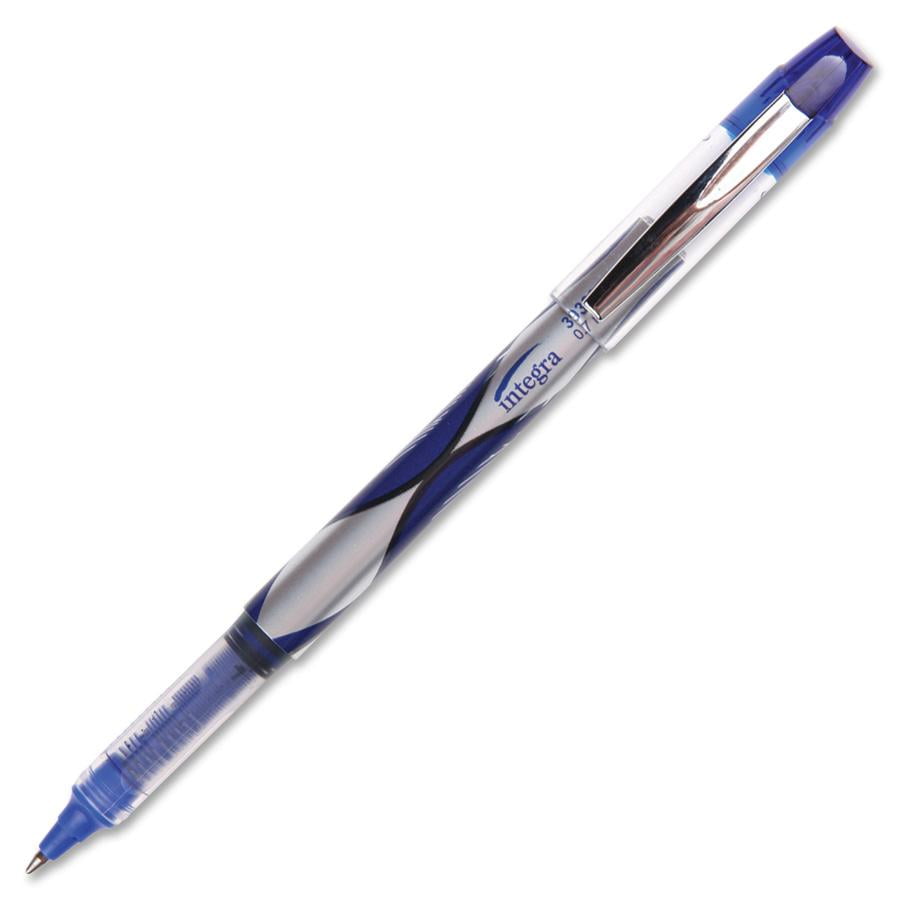 Integra Liquid Rollerball Pens 0.7 mm Blue Ink/Barrel 39393 Walmart