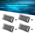 thumbnail image 1 of 4 Sets Digital Tube Display Module TM1637 7 Segment Display Board 4 Digit Clock Double Dots Module Serial Driver Board, 1 of 7