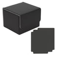 thumbnail image 1 of Caja para baraja de cartas coleccionables Caja para naipes Contenedor de protección premium con capacidad para más de 140 Cuadros Negro, 1 of 9