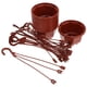 thumbnail image 1 of unbranded 10Jgo Macetas Colgantes De Plástico Marrón Para Cultivo De Plantas Y Con, 1 of 8