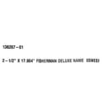 thumbnail image 3 of Weeres Boat Decal W1-TAPE-443 | Fisherman Deluxe 17 3/4 x 2 3/8 Inch, 3 of 3