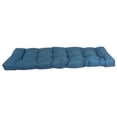 thumbnail image 3 of 55-inch by 19-inch Tufted Solid Outdoor Spun Polyester Loveseat Cushion Blue-Color, 3 of 3