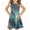 E038-Multicolor, variant on hengsof Printed Pattern Sleeveless Tank Top Dress for Girls, Cute Casual Crew Neck Tank Top for Everyday Summer Wear, Ages 4 to 14