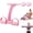 Pink, variant on 2026 New Upgrade 8 Tube Pedal Resistance Band with Handles, Multifunction Natural Rubber Foot Pedal Puller for Full Body Workout, Abdomen Waist Arm Leg Home Gym Yoga Stretching Fitness Equipment