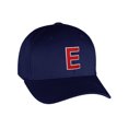 thumbnail image 1 of Flexfit Baseball Hat Custom Letter Initials A to Z Curved Bill, Navy Cap Wh Red, 1 of 3