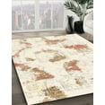 thumbnail image 3 of Ahgly Company Machine Washable Indoor Rectangle Abstract Blanched Almond Beige Area Rugs, 2' x 5', 3 of 7