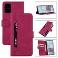 thumbnail image 1 of TECH CIRCLE for Samsung Galaxy A71 4G 6.7 Inch Wallet Flip Magnetic Leather Card Slot Wallet Adjustable Kickstand Shockproof Protective Case , Winered, 1 of 7
