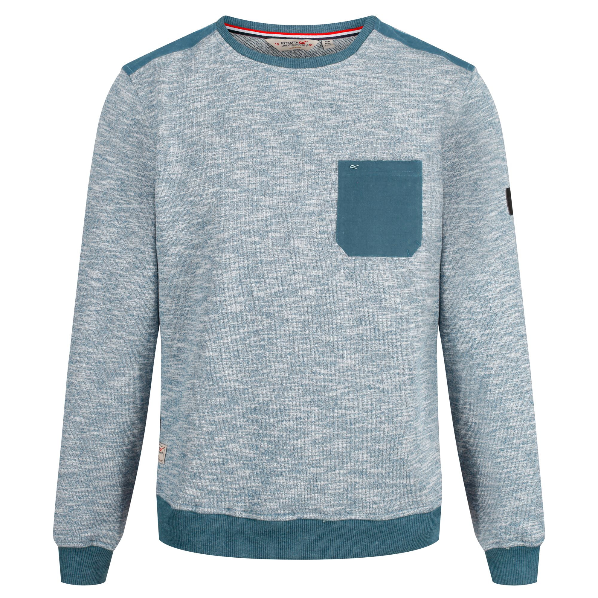 chest pocket sweatshirt