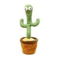 thumbnail image 3 of Danza Hada Cactus escultura de arena juguete de peluche eléctrico para niños diciendo discurso canto brillante en decoración del hogar Mini modelo, 3 of 5