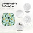 thumbnail image 4 of KLL Avocado Flowers And Leaves Pattern Shorts Women,Athletic Shorts High Waisted Running Shorts Pocket Sporty Short Gym Elastic Workout Shorts-Medium, 4 of 7
