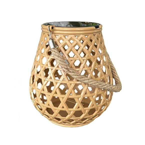 EGNMCR Solar Lights Outdoor, , Solar Lantern Outdoor LED Garden Hanging Lights Solar Powered Lantern Light For Patio Yard Garden Walkway Porch Home Decorative Auto On/Off 1Pac Solar Lantern