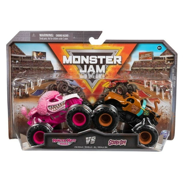 Monster Mutt Poodle oficial de Toy Monster Jam vs. Scooby Doo