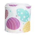 thumbnail image 2 of Easter Ribbon,2.5 Inch X 5.5 Yards 1 Roll Easter White Pastel Eggs Wired Ribbon For Wreath Easter, Spring For Wrapping Making Bows, Wreaths, Bouquet Wrapping, Decoration,A, 2 of 9