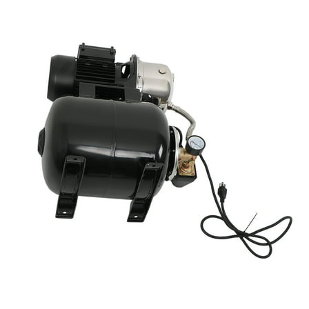 waltyotur 1.6HP Shallow Well Pump with Pressure Tank Stainless Steel Irrigation Pump