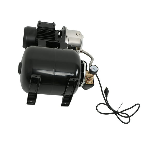 waltyotur 1.6HP Shallow Well Pump with Pressure Tank Stainless Steel Irrigation Pump