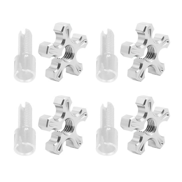 Guardoinrt 4pieces Haute Torsion et Résistance aux Contraintes Vis Fixes Moto pour des Performances Efficaces Argent 1Set