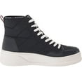 thumbnail image 5 of Tommy Hilfiger GEMMY Dark Blue Lace Up Rounded Toe High Top Fashion Sneakers (Dark Blue, 11), 5 of 6