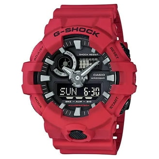 Casio Men's Analog-Digital Black and Yellow G-Shock Watch
