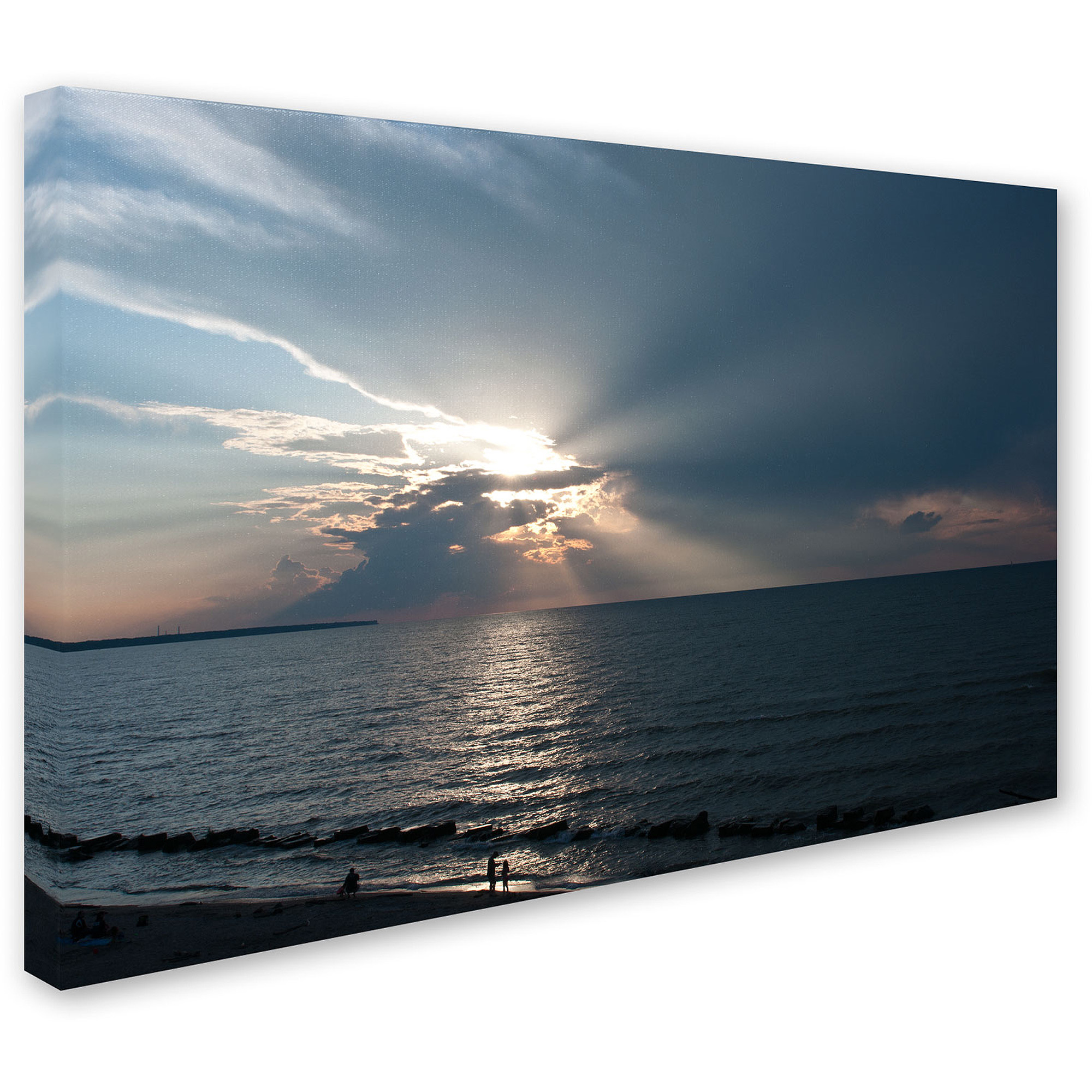 Trademark Fine Art "Waiting for Sunset" Canvas Art by Kurt Shaffer