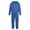Blue, variant on Norvella Kids Hooded Jumpsuit Solid Long Sleeve Zip Front Straight Leg Relaxed Fit Coverall One Piece Everyday Outfit