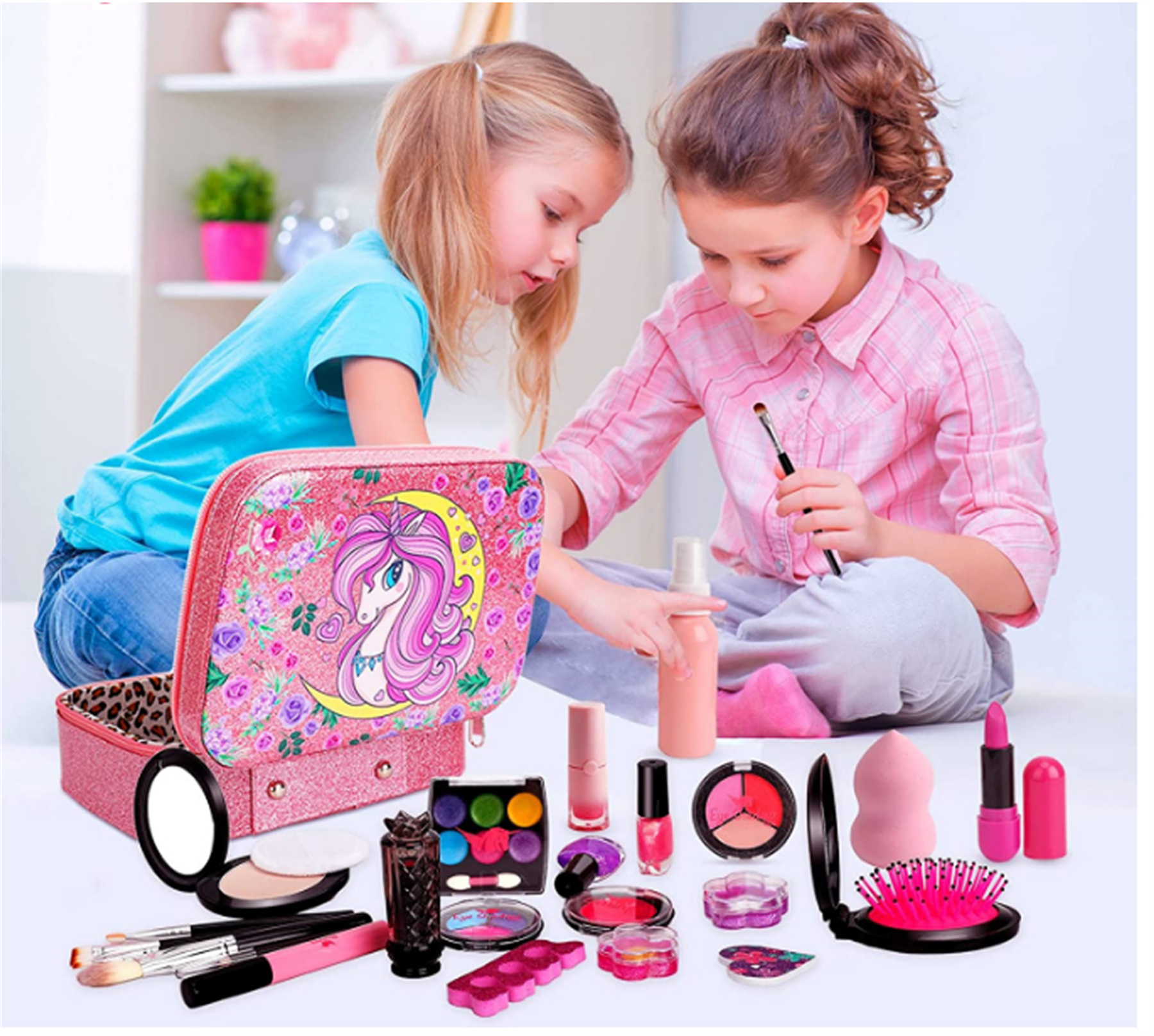 Kids Makeup Kit for Girl - Makeup for Kids, Washable Makeup Toys