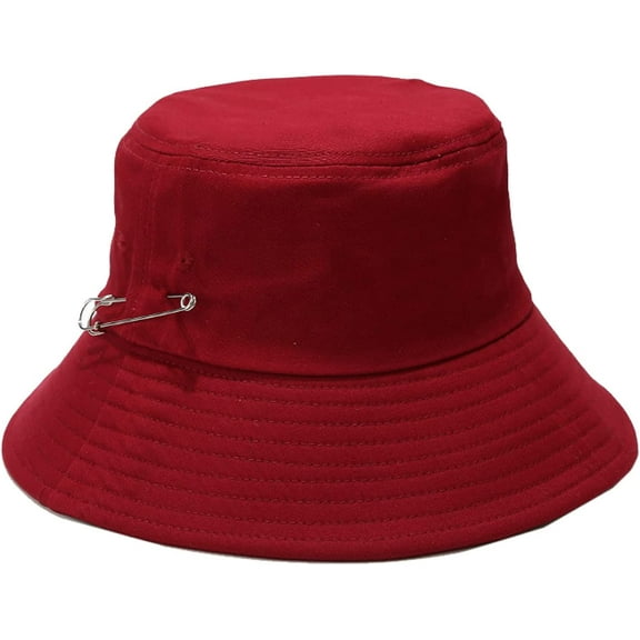 CoCopeaunts Large Buckets Hat Women Big-Brimmed Unisex Pure Color Fisherman Hat Big Head Basin Hat for Mens Outdoor Sunscreen