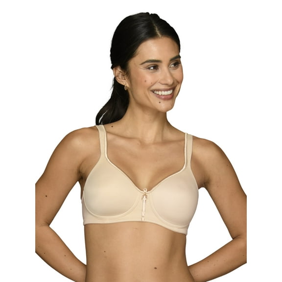 Vanity Fair Lingerie Women's Body Caress 2-Way Convertible Straps Full Coverage Wireless Bra, Style 75335