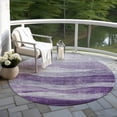 thumbnail image 6 of Addison Rugs Chantille Indoor/Outdoor Transitional Swirls Lavender Washable Round Rug, 8' x 8', 6 of 6