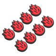 thumbnail image 4 of HEATSHAKING 8Pcs Tennis Dampener for Racket Red Silicone Shock Absorber Small Lightweight Design, 4 of 8