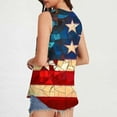 thumbnail image 4 of Aloohaidyvio Patriotic Tank Tops for Women Vintage Stars Stripes Graphic Print Memorial Day T Shirt, 4 of 6