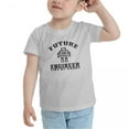 thumbnail image 3 of Future Engineer Like Daddy Funny Toddler T Shirts for Boys Girls (Gray, 5/6T), 3 of 5