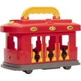 thumbnail image 3 of Daniel Tiger's Neighborhood Deluxe Electronic Trolley Preschool Playset with 3 Figures, 3 of 6