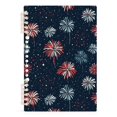thumbnail image 7 of FORMRS 1-Subject Spiral Notebook 8" x 5" College Ruled 60 Refillable Sheet A5 Hard Cover, Starry Fireworks Pattern, 7 of 7