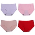 thumbnail image 1 of Women Seamless Silk Briefs One Piece Summer Breathable Cool Silk Panties Underwear, 1 of 7