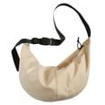 thumbnail image 1 of Bolsa de hombro para mujer cruzados de nylon de gran capacidad Moda para fiesta (Beige) JShteea Para Estrenar, 1 of 9