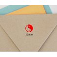 thumbnail image 1 of YIN YANG Self Inking Mini Rubber Stamp Colop Round Decorative Teachers Stamps 12mm, 1 of 2