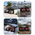 thumbnail image 2 of 20x25FT Heavy Duty Metal Carport,Outdoor Portable Car Garage w/Led Light,Removable PE SideReinforced Base & Galvanized Steel Roof, Outdoor Car Port Canopy Shelter for Boats, Trucks, 2 of 8