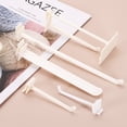 thumbnail image 4 of Uxcell 30 Pack Slat Wall Panel Hooks, 2 Inch Plastic Slat Wall Accessories Gridwall Hooks Shelves Hanging Accessories for Garage Tool Storage Gridwall Kitchen Craft Retail, White, 4 of 6