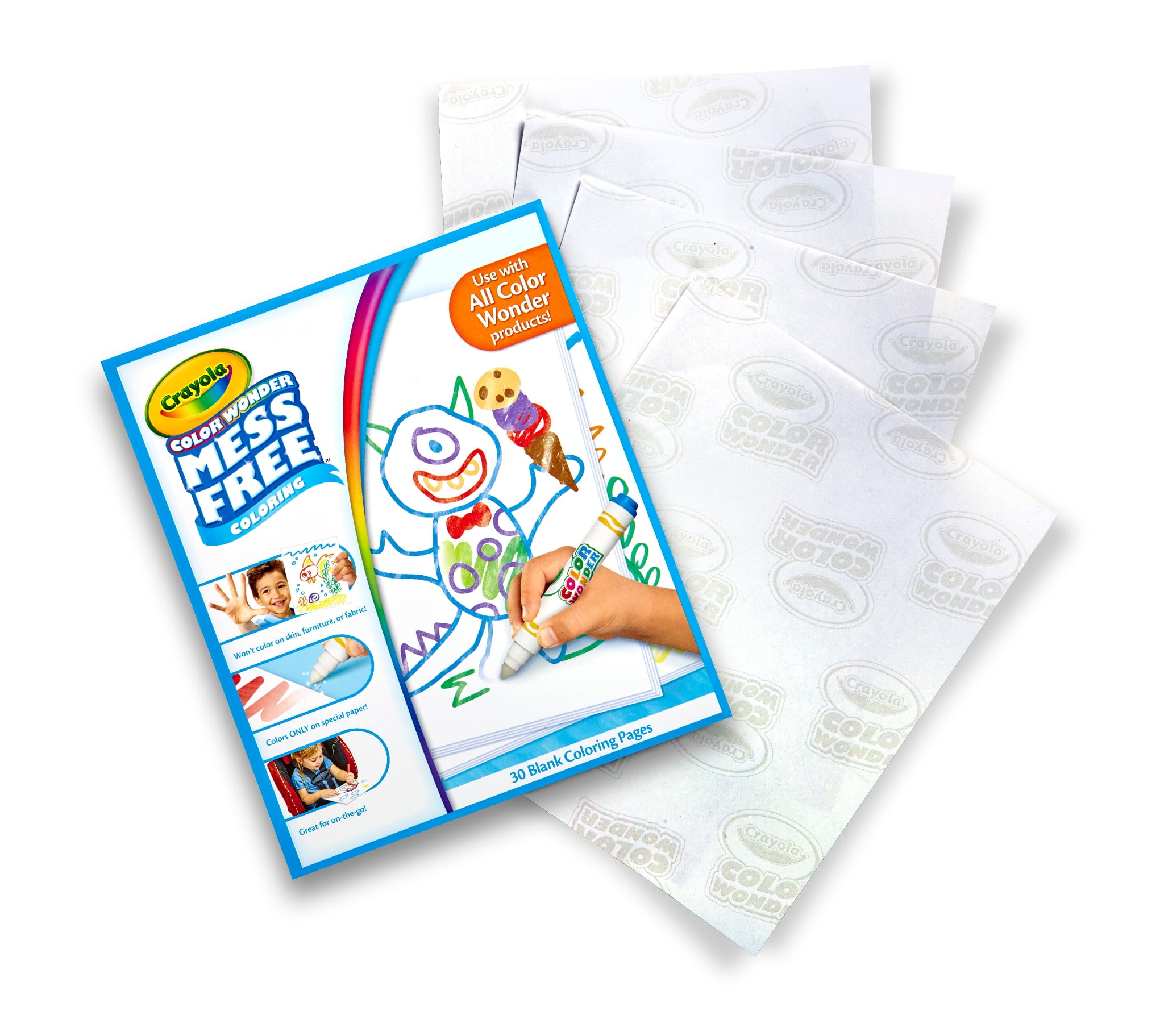 Crayola Color Wonder 30 Count Refill Paper Walmart