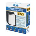 thumbnail image 4 of VEVA Premium 2 HEPA Replacement Filters and 6 Activated Carbon Pre Filters for Blueair 200/300 Series Models 201, 203, 205, 215B,, 4 of 9