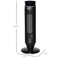 thumbnail image 3 of HOMCOM Compatible for HOMCOM Ceramic Tower, Indoor Space Heater with 42 Degree Oscillation, Remote Control, 8H Timer, Tip-Over & Overheating Protection, 750W/1500W HOMCOM 820-251V81, 3 of 10