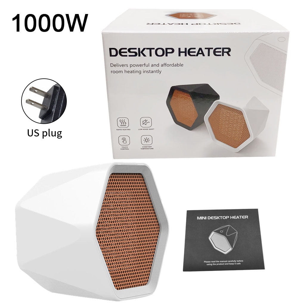 Best Choice Personal Space Heater,1000W Small Space Mini Ceramic Desk