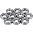 thumbnail image 6 of 10 Pcs 12mm x 24mm x 6mm Sealed Deep Groove Radial Ball Bearings 6901Z,10 Pcs x Deep Groove Ball Bearings,Silver, 6 of 8