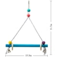 thumbnail image 2 of Columpio De Loro, 2 Uds., Soporte Para Pájaros, Juguetes De Percha, Columpio, Juguete Para Masticar Loro, Columpio Azul Cateissary PT001016-00, 2 of 6